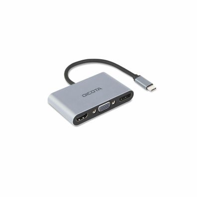 Dockingstation Dicota Aluminium 100W USB-C