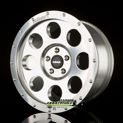 4x Delta 4X4 Beadlock polished 9x18 ET20 - LK5/130 ML84.1 Felgen Alufelgen