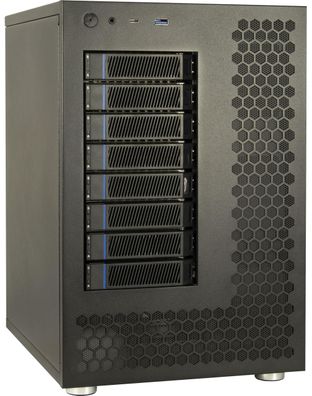 BoÃ®tier de disque dur inter-tech NAS-8 fér professionelle Netzwerkloesungen