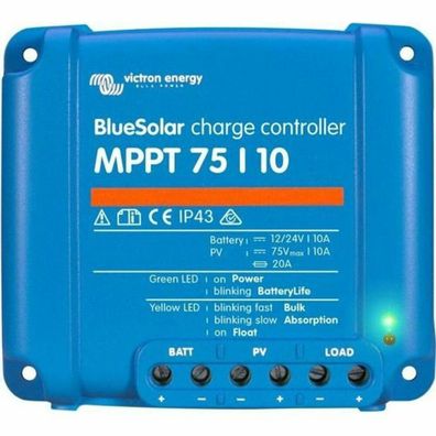 MPPT-Solarregler Victron 75/10 - 12/24V - 10A