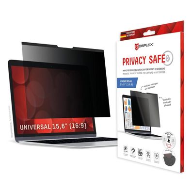 Blickschutzfilter Displex Privacy Safe 15,6" magnetisch