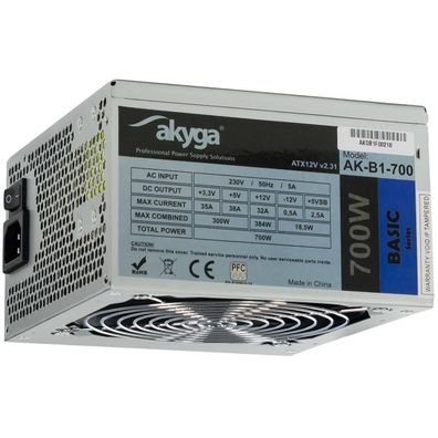 Netzteil Akyga 700 W ATX Grau