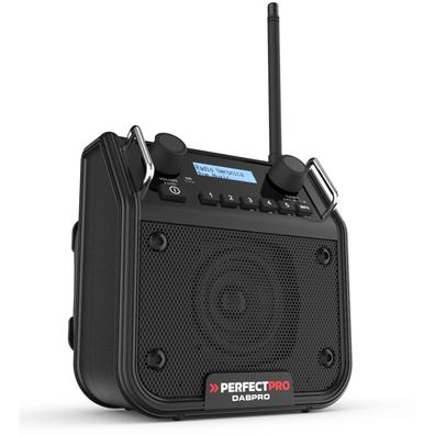 Baustellenradio PerfectPro DABPRO 18V mit DAB+ und Bluetooth
