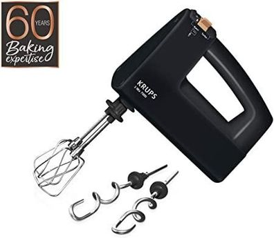 Handmixer Krups 500 W schwarz kupfer