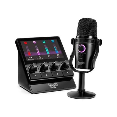 Streaming-Kit Hercules Audio Kit Starter - Bundle Stream 100