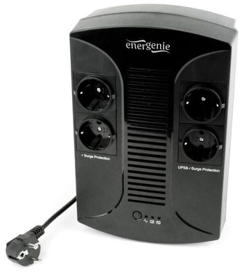 USV Energenie 850 VA, 8 Ah, Schwarz