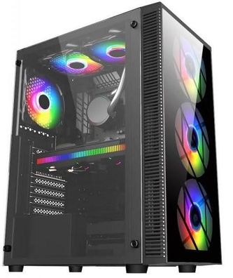 PC Gehäuse FSP Midi Tower CMT192 Schwarz RGB