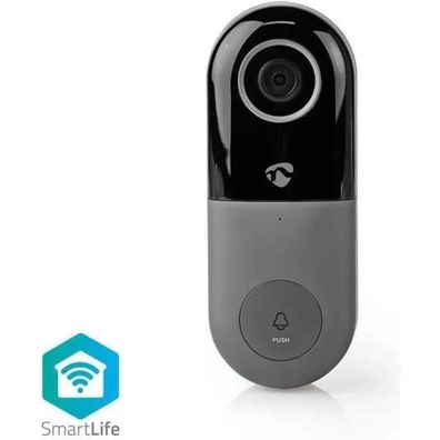 Térklingel Nedis Wificdp10gy mit HD-Kamera und Nachtsicht