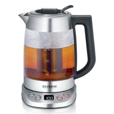Elektrischer Wasserkocher Severin 1,7 Liter, Temperaturregelung