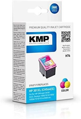 Tintenpatrone KMP H76 Tricolor