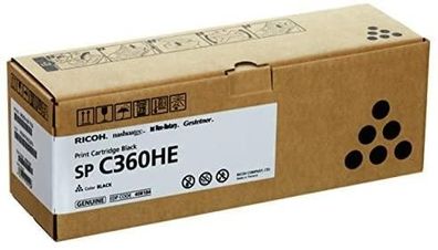 Toner Ricoh 408184 fér Ricoh Aficio SP C360, Schwarz, 7000 Seiten