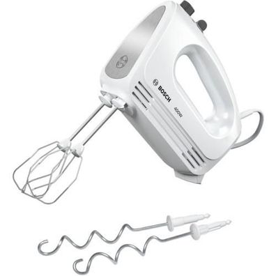 Handmixer Bosch MFQ24200 mit 400 W Leistung, weiß und silber