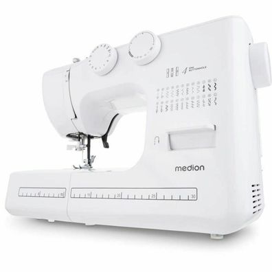 Nähmaschine Medion SM 60 mit 24 Sticharten, Weiß