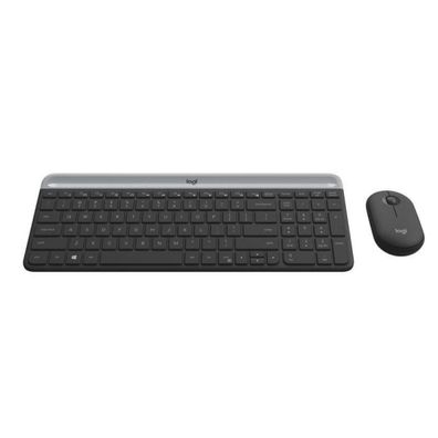 Kabelloses Tastatur-Maus-Set Logitech MK470 Slim Combo Graphit