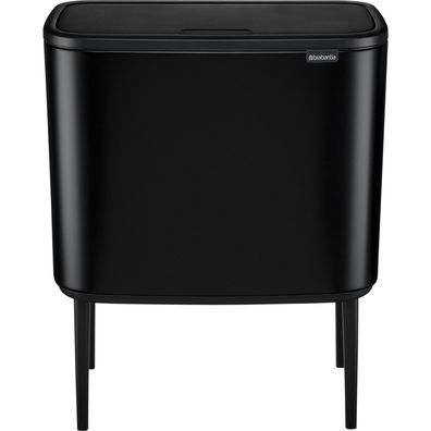Mélleimer Brabantia Bo Touch Bin in mattschwarz, 36 Liter