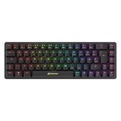 Tastatur Sharkoon PURE WRITER RGB Black W65 Red