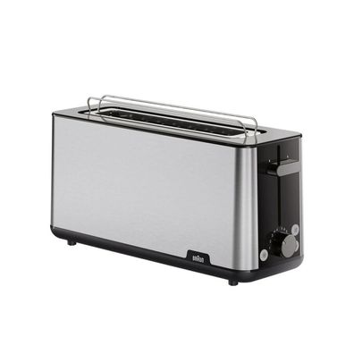 Toaster Braun mit 8 Bräunungsstufen, 1030 W, schwarz