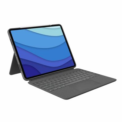 Tastatur und Foliohélle Logitech Combo Touch mit Trackpad fér Apple iPad Pro 12.9"