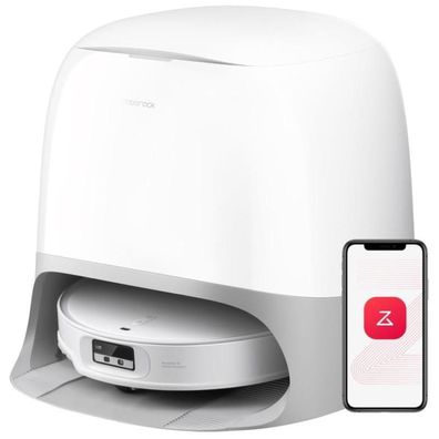 Roborock Robotersauger Qrevo CurvX Weiß ultraflach