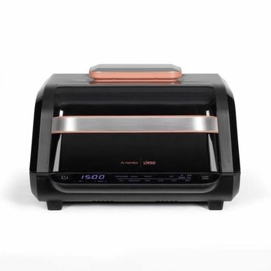 Fritteuse Livoo 6 Liter, 1700 W, schwarz und koralle