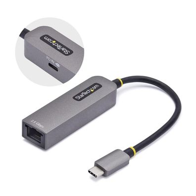 Adapter USB-C Startech mit Ethernet-Anschluss, Grau