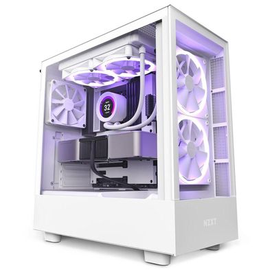 PC-Gehäuse nzxt H5 Elite Weiß