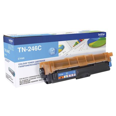 Toner Brother TN-246C Cyan, Kapazität 2200 Seiten