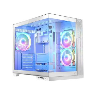 PC-Gehäuse Modecom Volcano Panorama APEX ARGB 3F Weiß