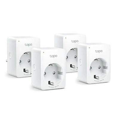 Smart-Stecker TP-Link Tapo P100 kabellos 4er-Pack