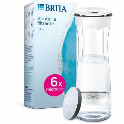 Wasserflasche BRITA Weiß Graphit Filterfunktion