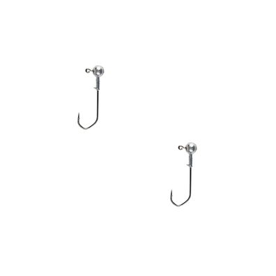 Jigkopf Angel Haken Jigköpfe rund 2 Stk 10 g Gr. 2/0