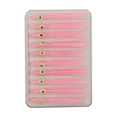 Gummi Oktopus Beifänger uv aktiv 4,5 cm pink