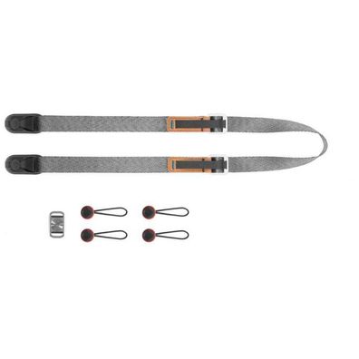 Fotogurt Peak Design Leash Ash graue minimalistische Kameraschlaufe