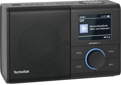 Digitalradio Technisat DigitRadio 217 mit Bluetooth, schwarz
