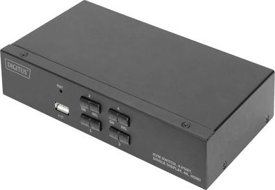 KVM-Switch Digitus 4-Port HDMI USB Audio