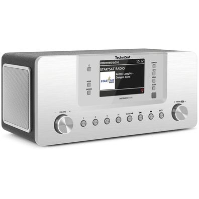 Digitalradio TechniSat DigitRadio 574 IR, 2 x 5 Watt, Silber