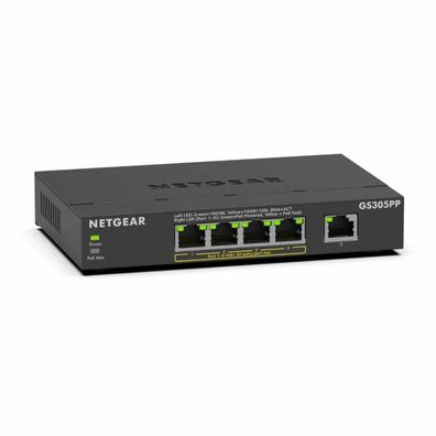 Switch Netgear GS305PP 5 Ports PoE+ 83W unmanaged
