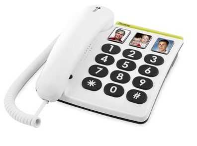 Telefon fér Senioren Doro PhoneEasy 331ph Weiß