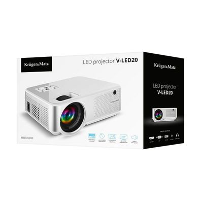 LED-Projektor Kruger & Matz V-LED20 Full HD 2600 Lumen