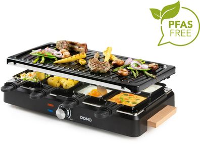 Raclette Gerät Domo 1400 W fér bis zu 8 Personen