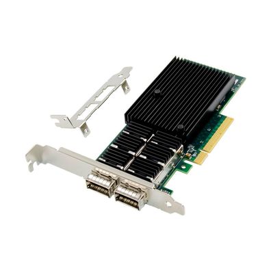 Netzwerkkarte Micro-connect PCIe x8 mit 2 QSFP+ 40GbE Ports