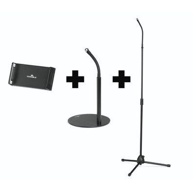 Tablet- und Smartphone-Halterung Durable TWIST COMBI, schwarz