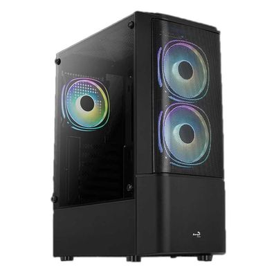 PC-Gehäuse AeroCool Quantum Mesh v3 mit Mesh-Front und RGB-Beleuchtung