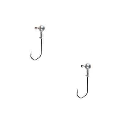 Jigkopf Angel Haken Jigköpfe rund 2 Stk 10 g Gr. 3/0