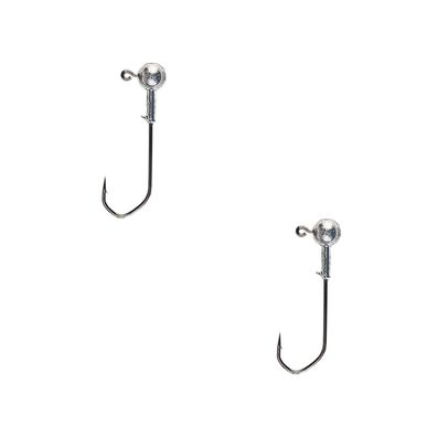 Jigkopf Angel Haken Jigköpfe rund 2 Stk 18 g Gr. 4/0