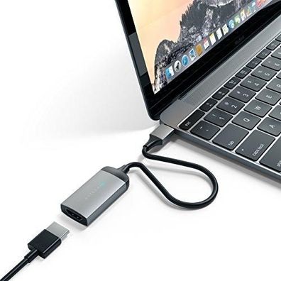 USB-C Adapter Satechi Grau Sidral
