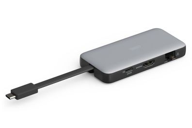 USB-C Dockingstation Digitus Reise mit 7 Anschléssen