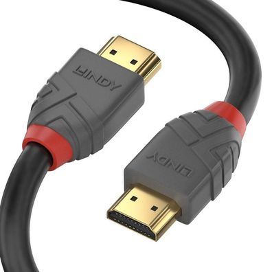 HDMI-Kabel Lindy Anthra Line 15 m, 4K, Ethernet, schwarz