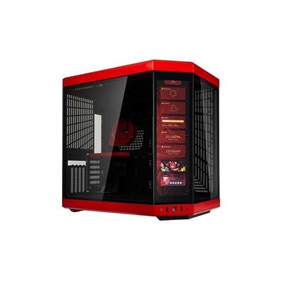 Computergehäuse Hyte HYTE Y70 schwarz und rot