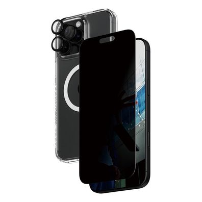 Bildschirmschutz PanzerGlass 3-in-1 Priv Bundle fér iPhone 16 Pro Max